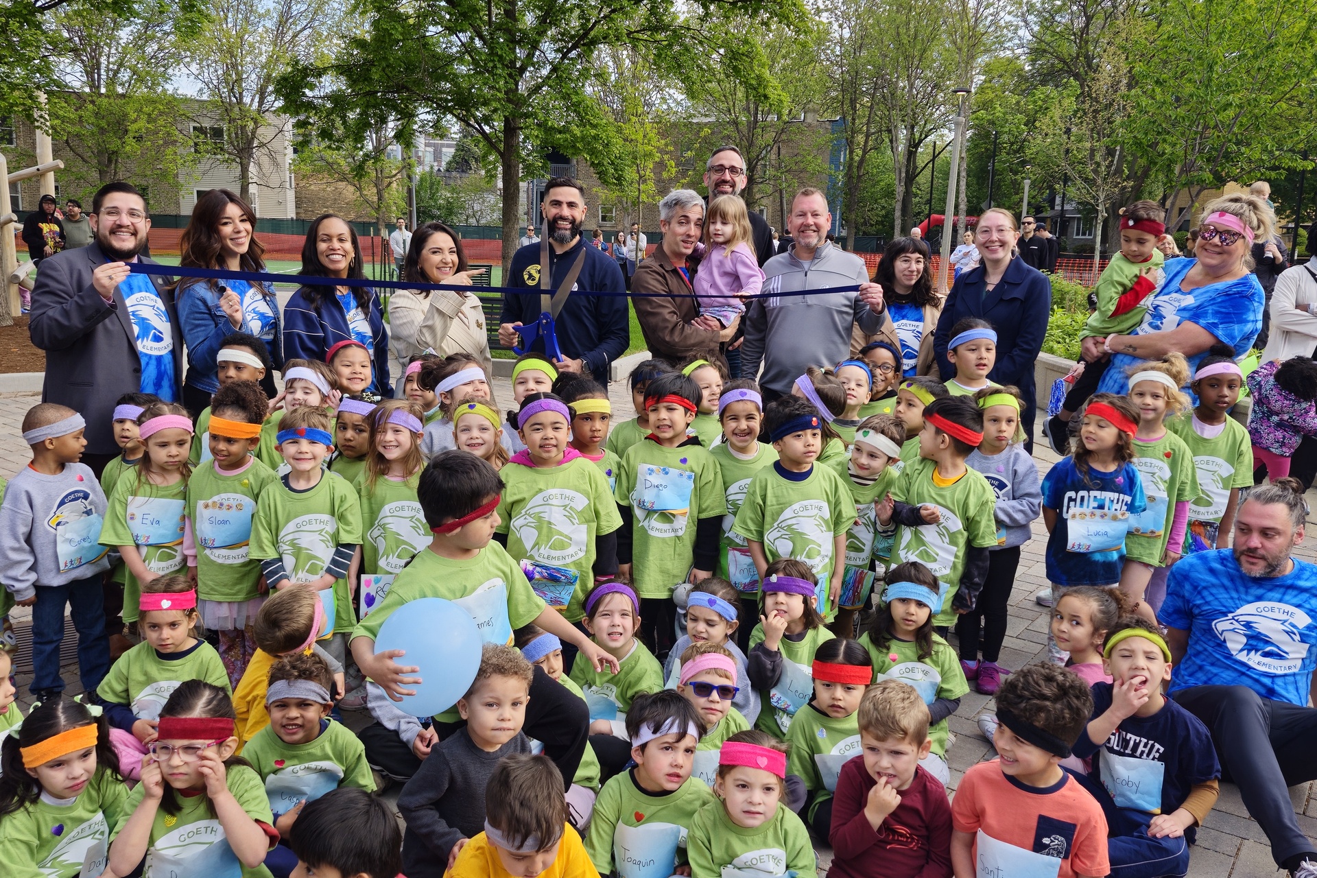 Goethe Elementary students