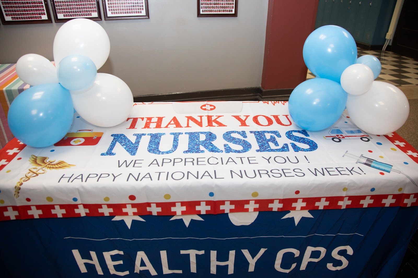 Thank you nurses table spread