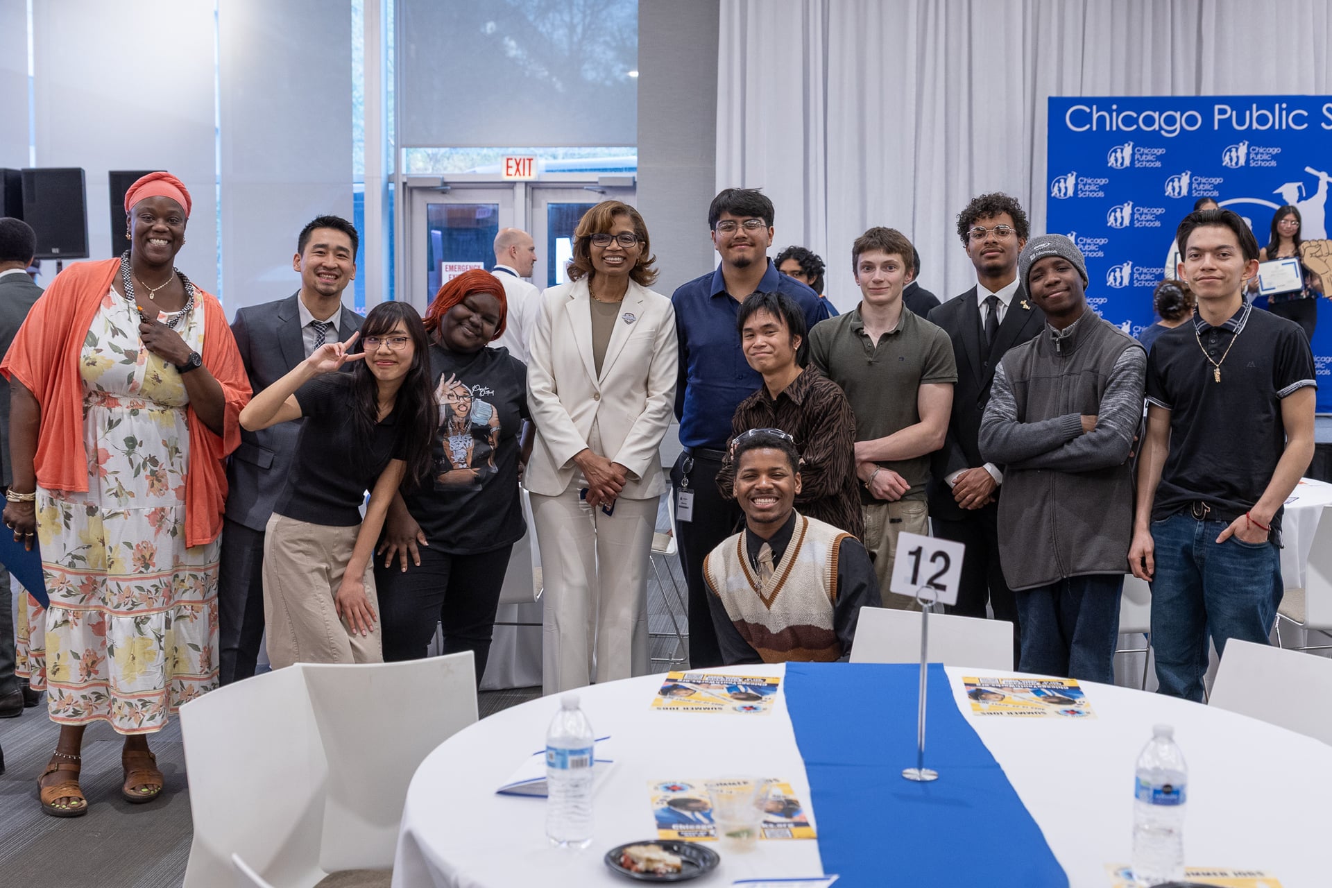 CEO in group photo