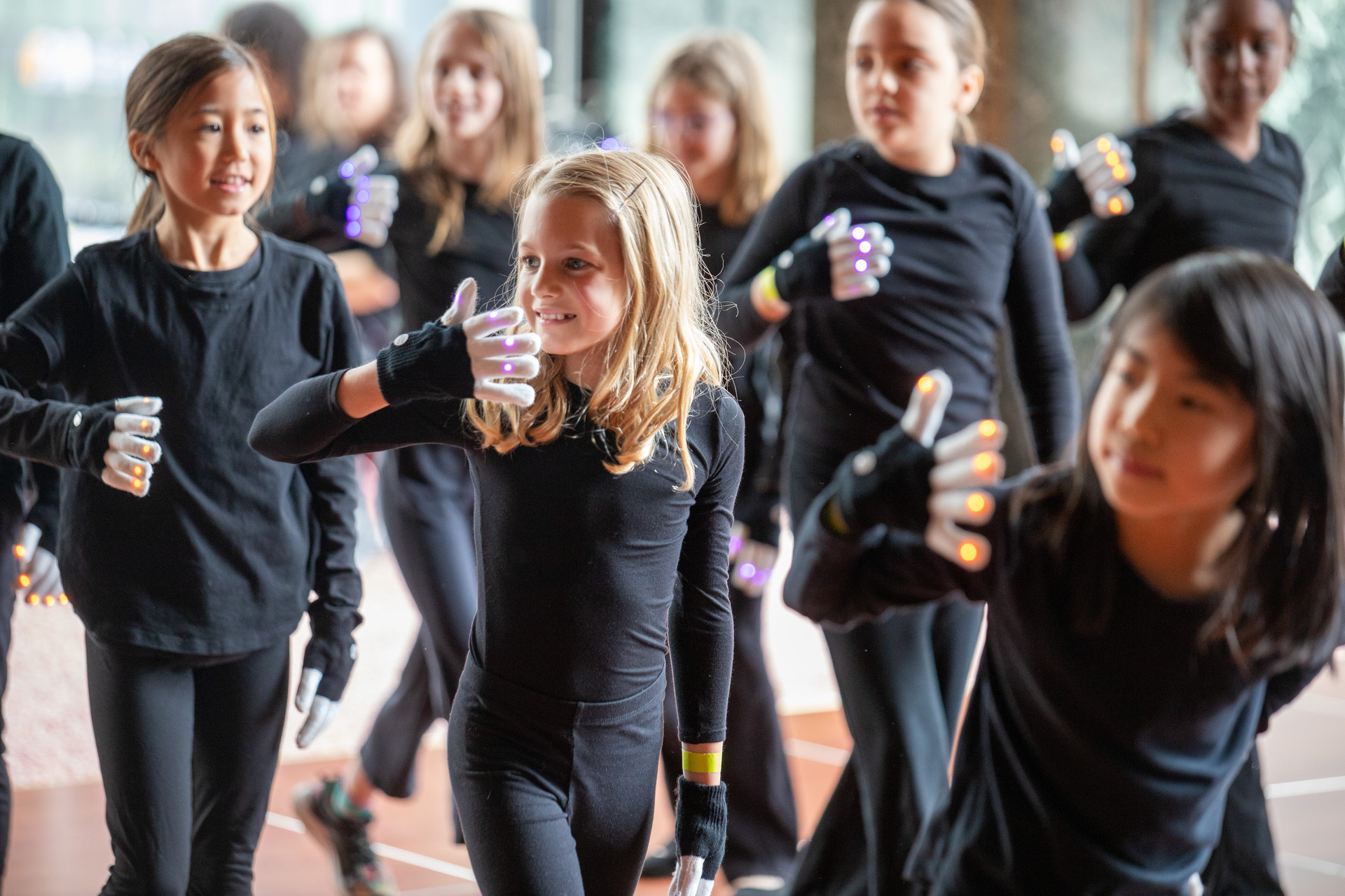 Students performing