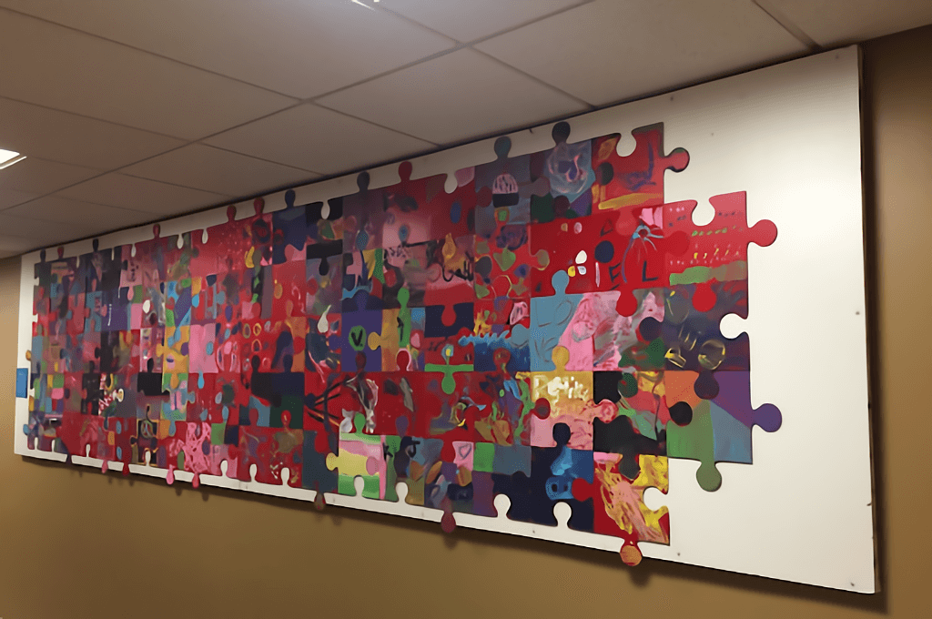 picture of community puzzle project