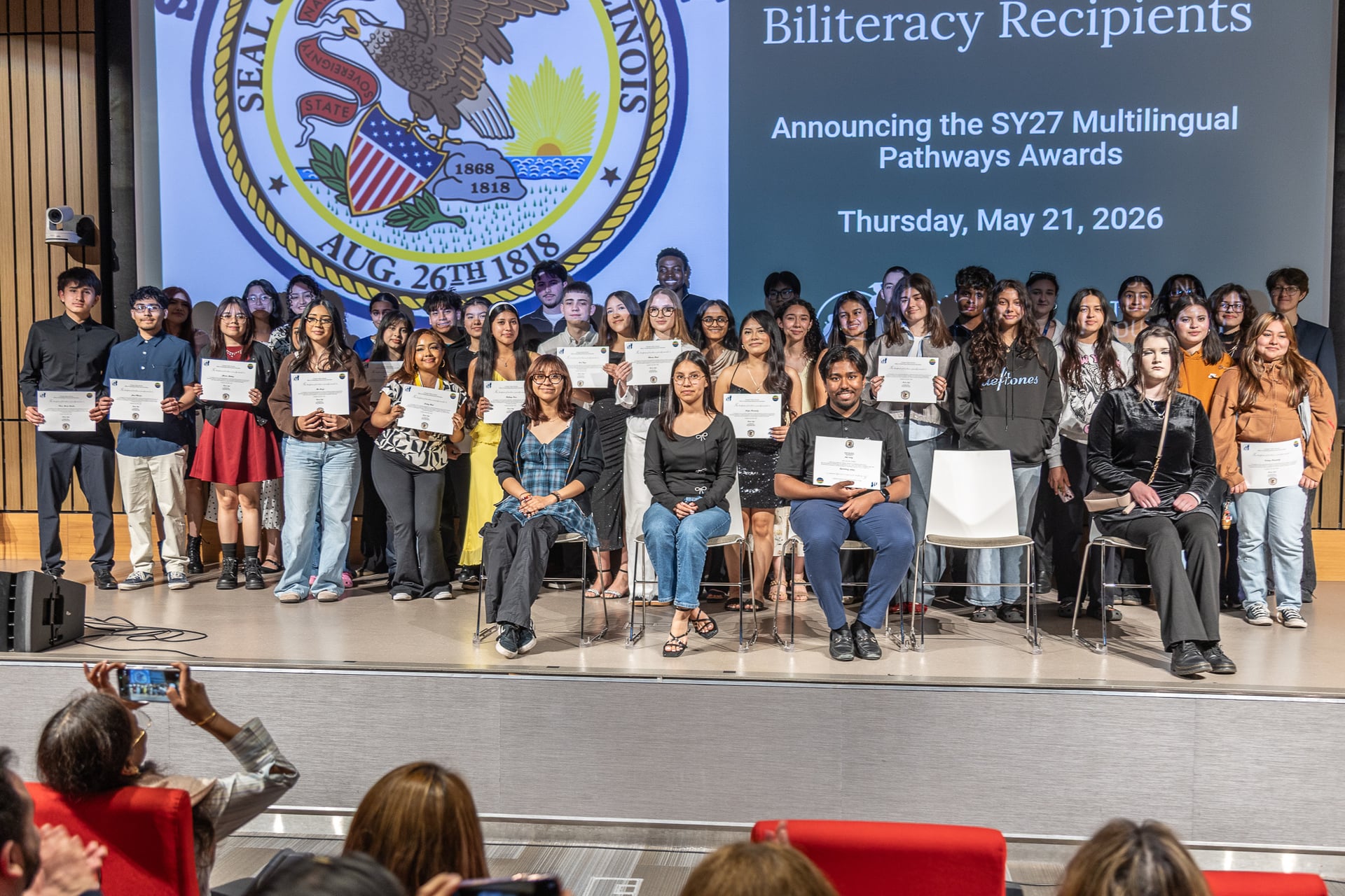 Biliteracy Award recipients