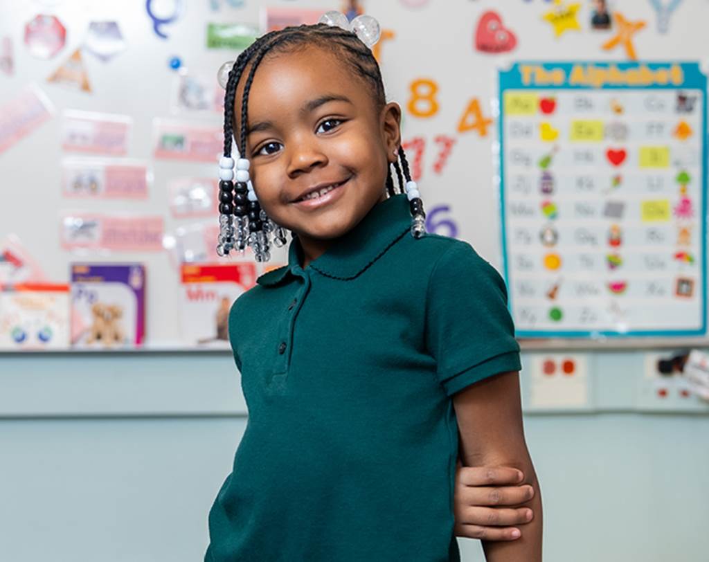 image of smiling student