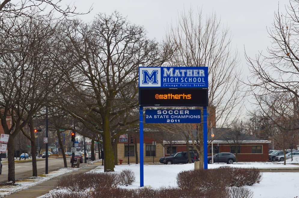 Mather HS outside picture