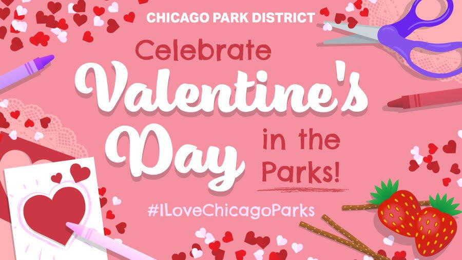 valentine's day in the parks banner