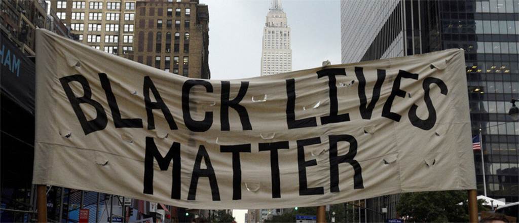 image of Black Lives Matter banner