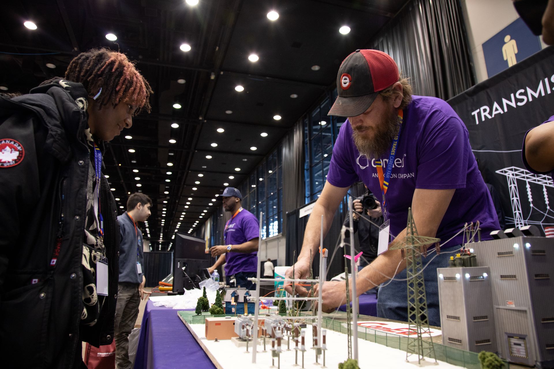 demo at Skilled Trades Fair at McCormick Place