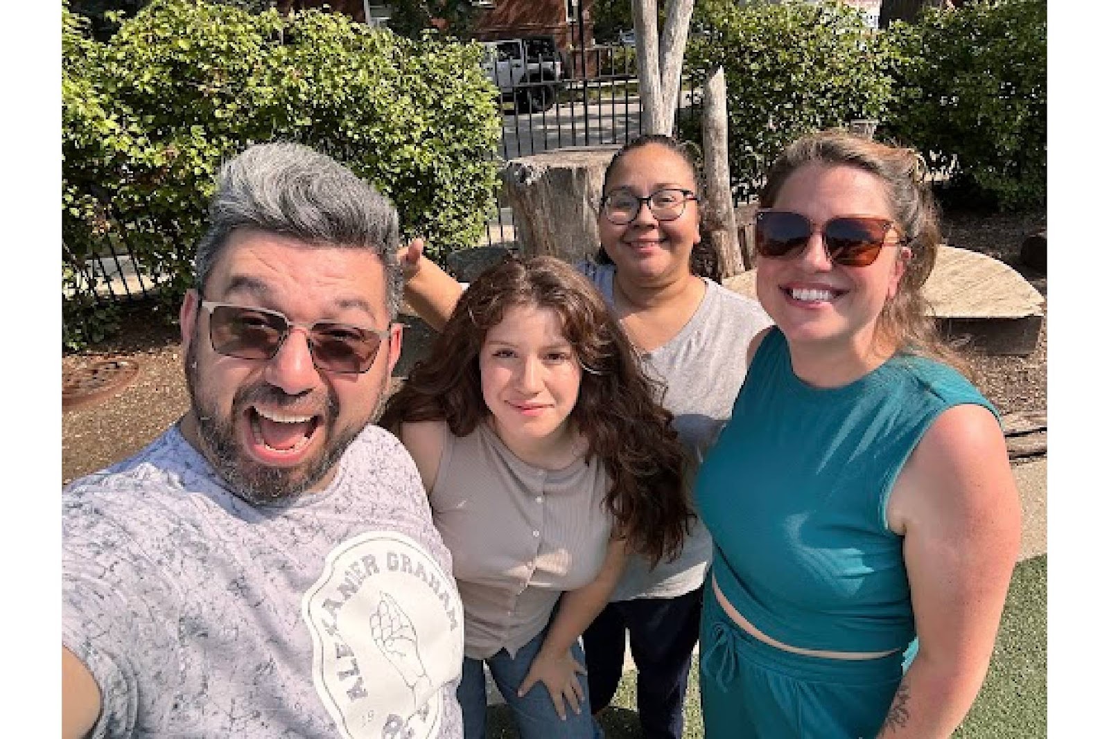 Mr. Guzman with staff