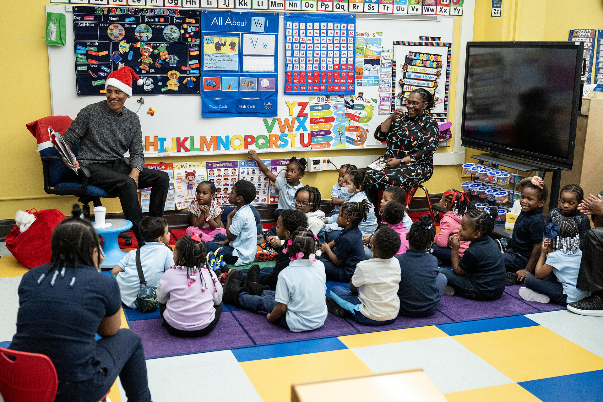 President Barack Obama at Parkside