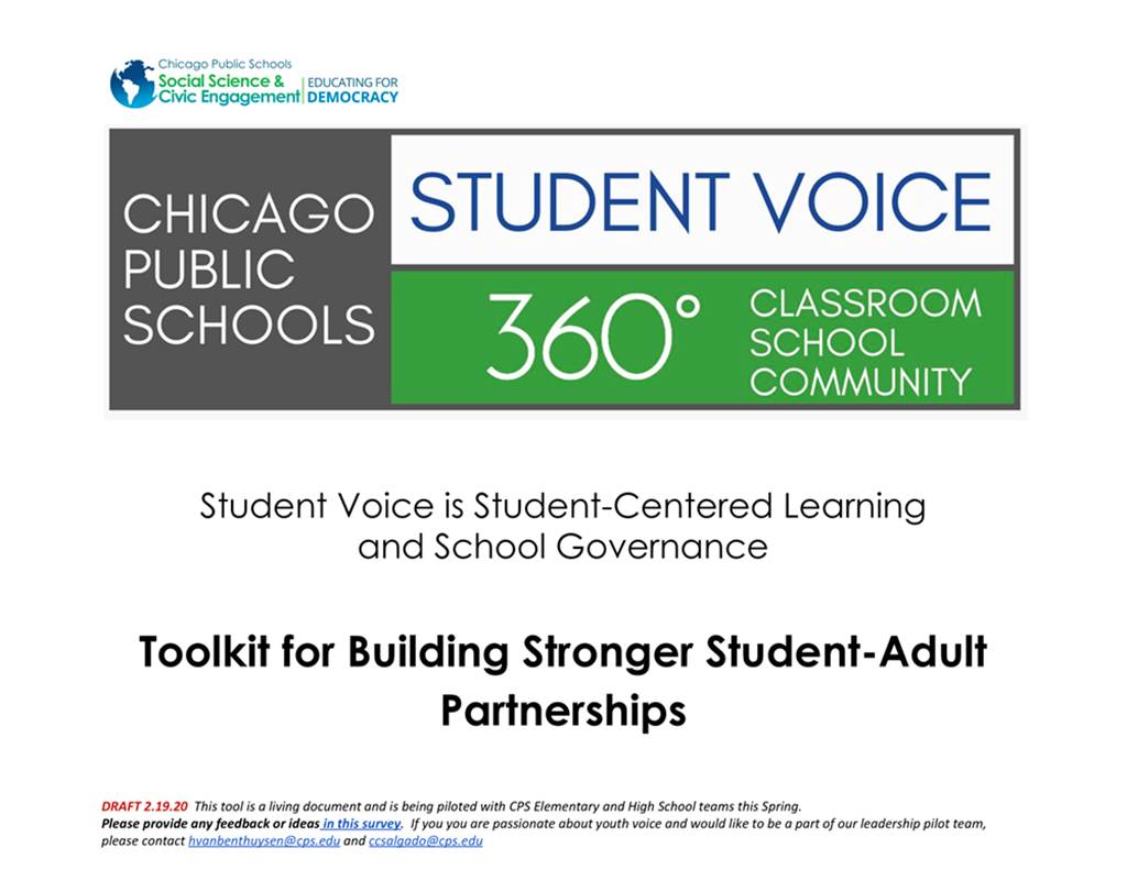 CPS Student Voice 360 Classroom School Community