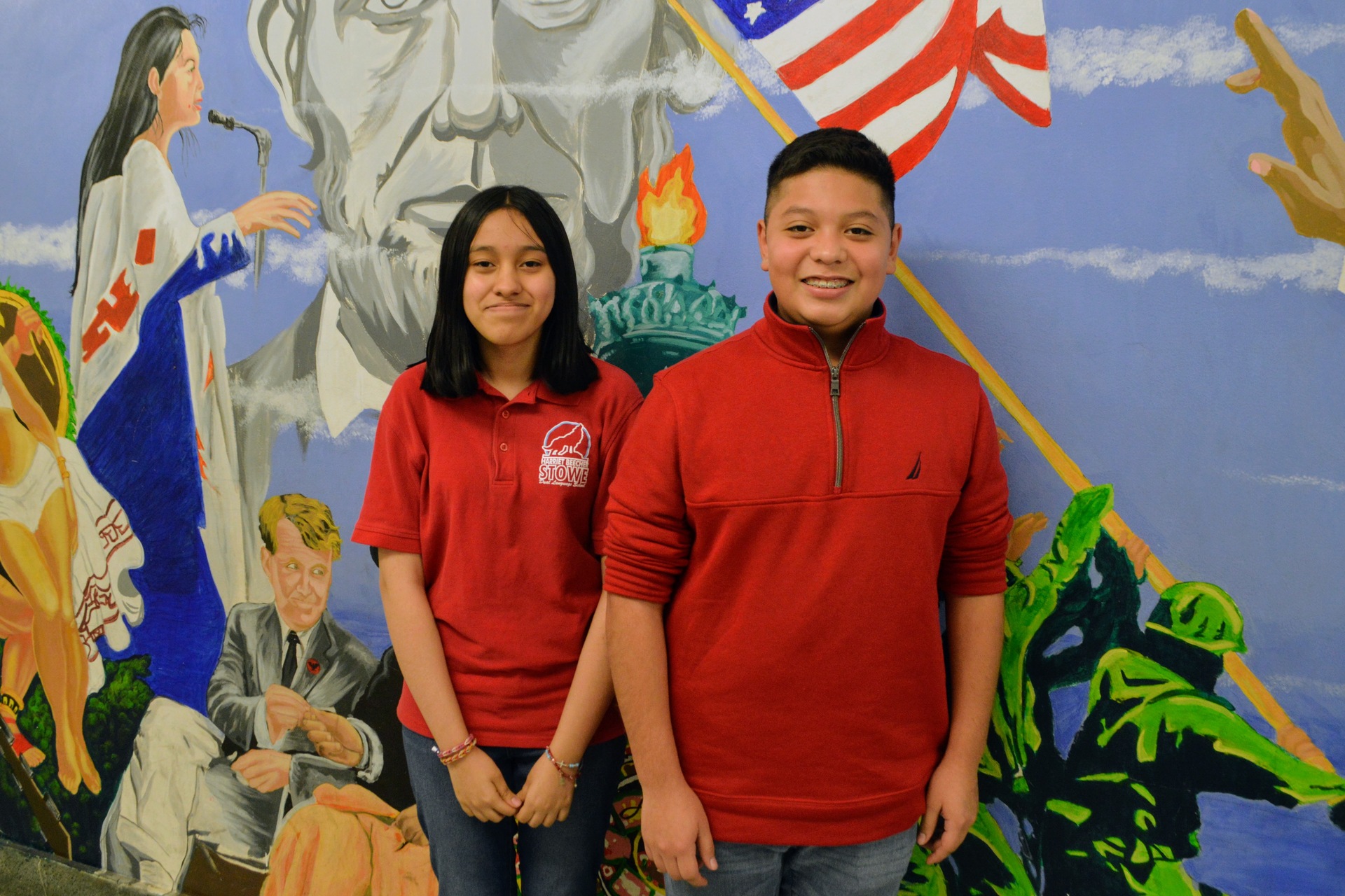  Stowe Dual Language School students