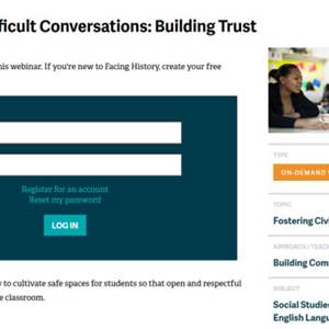 Fostering Civil Discourse: Difficult Classroom Conversations in a Diverse Democracy - Banner