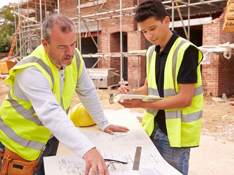 Student learning on the job