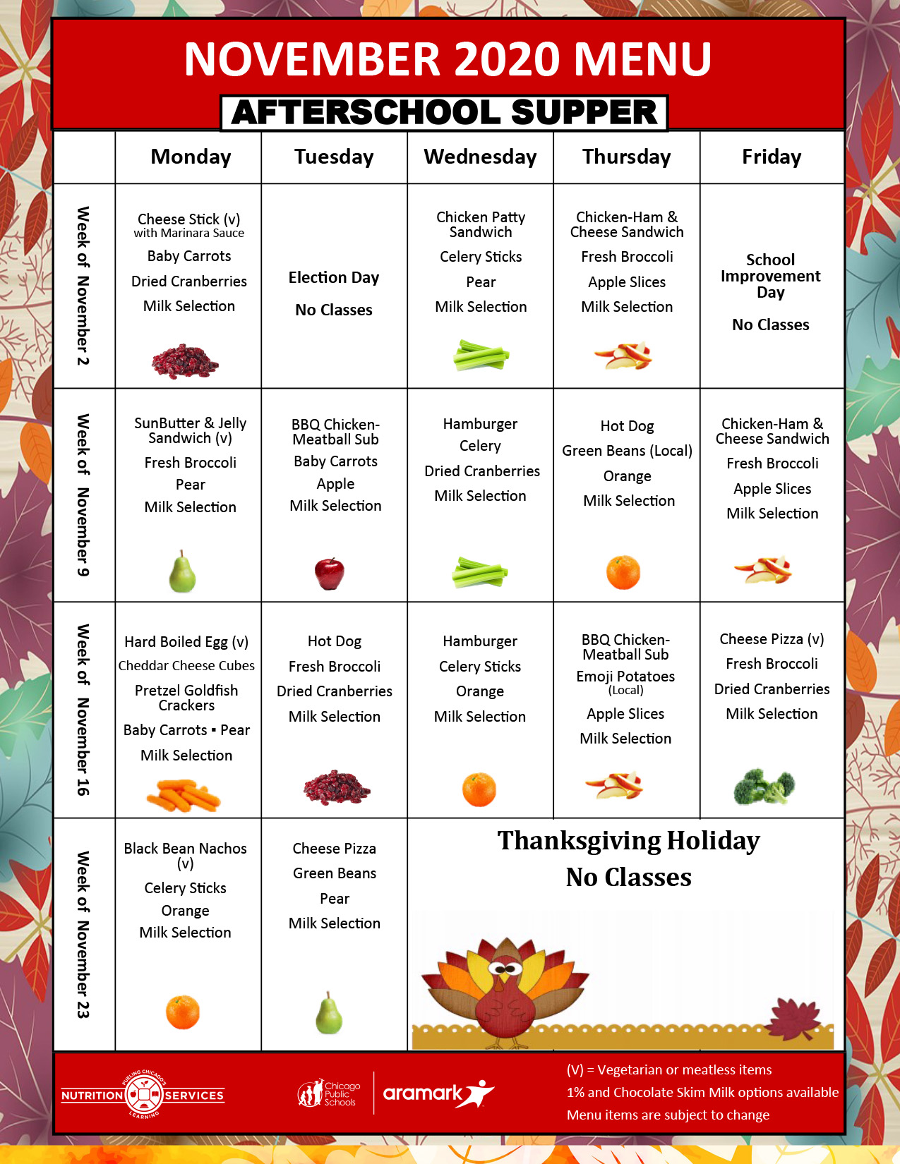 School Meals and Nutrition Chicago Public Schools