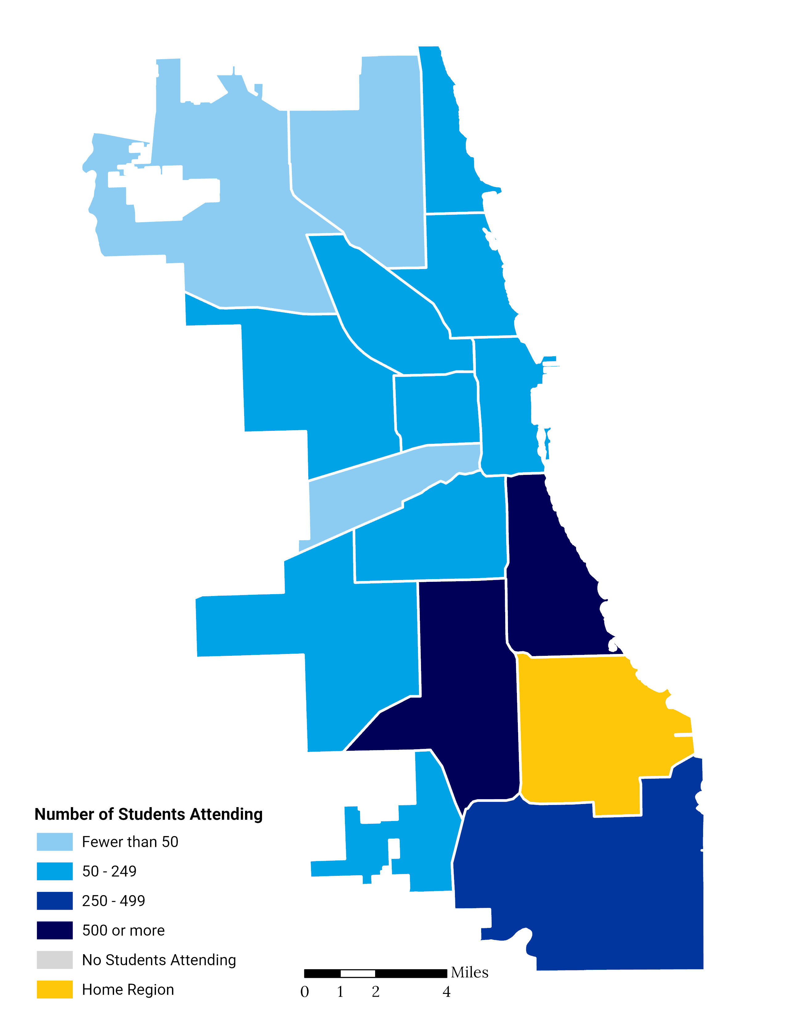 Greater Stony Island Elementary School Choice Footprint Map