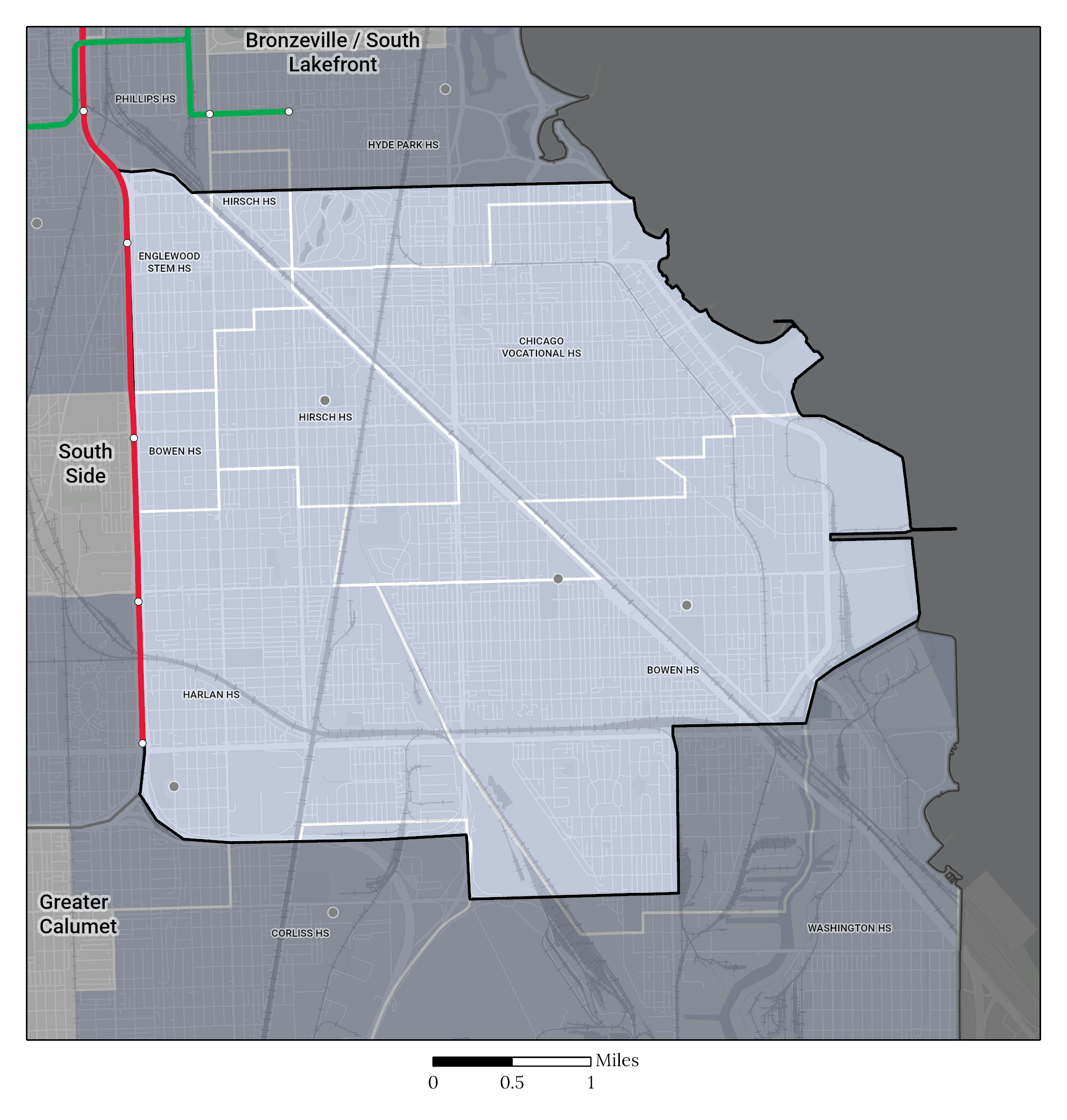 Attendance Area Maps of Greater Stony Island