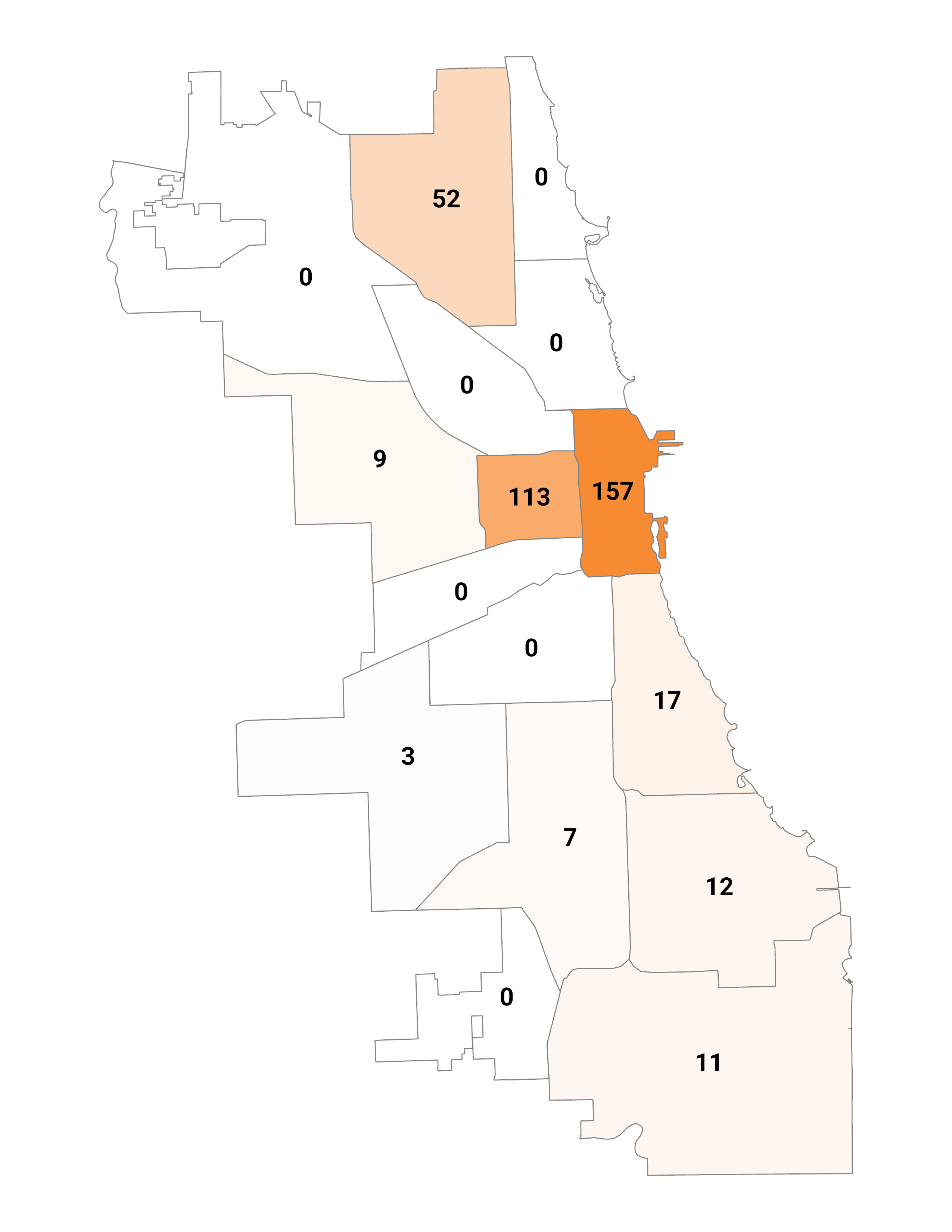 HS Program Density Map - SELECTIVE ENROLLMENT