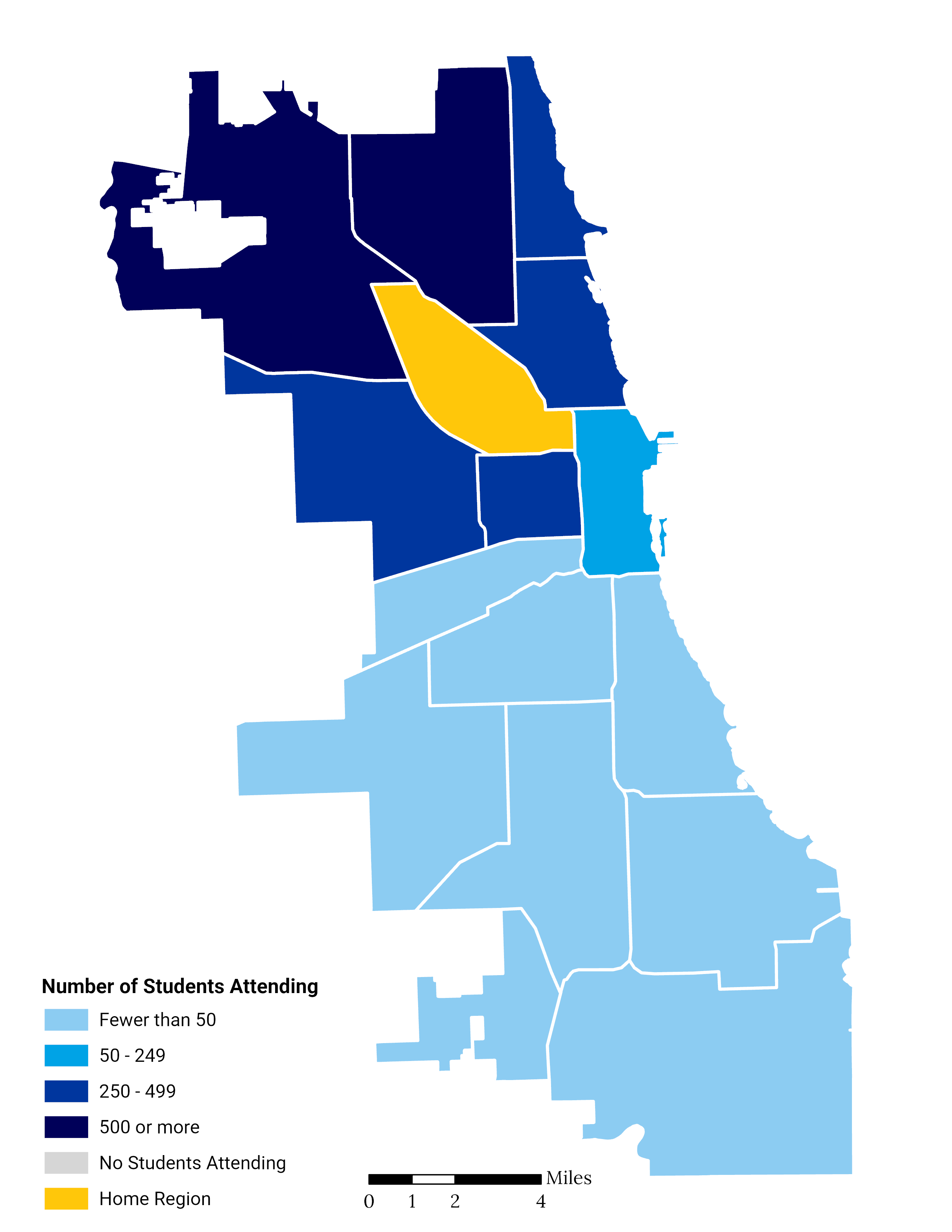 ARA High School Choice Footprint Map Greater Milwaukee Avenue