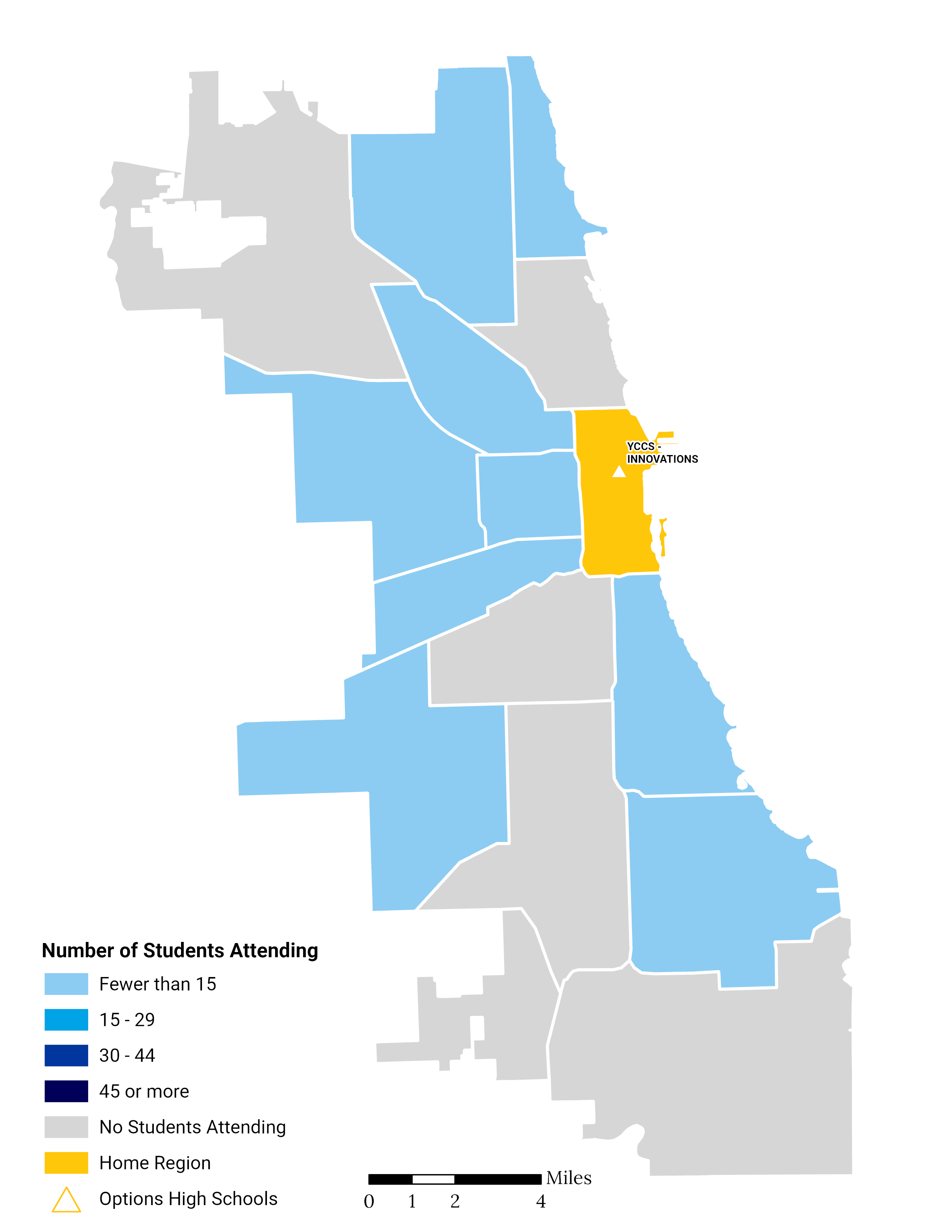 Options HS Choice Footprint Map Central Area