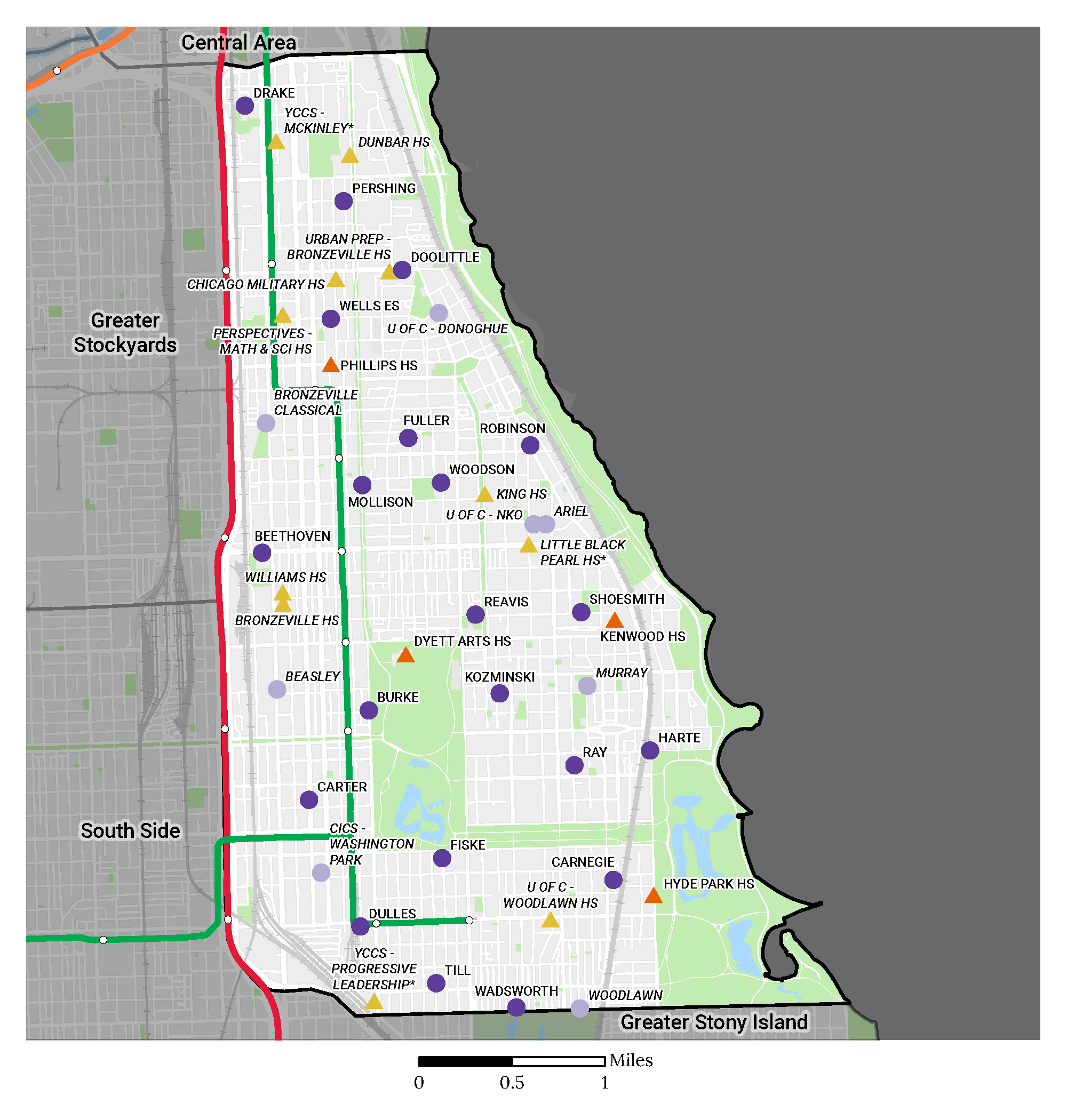 Bronzeville /  South Lakefront Region