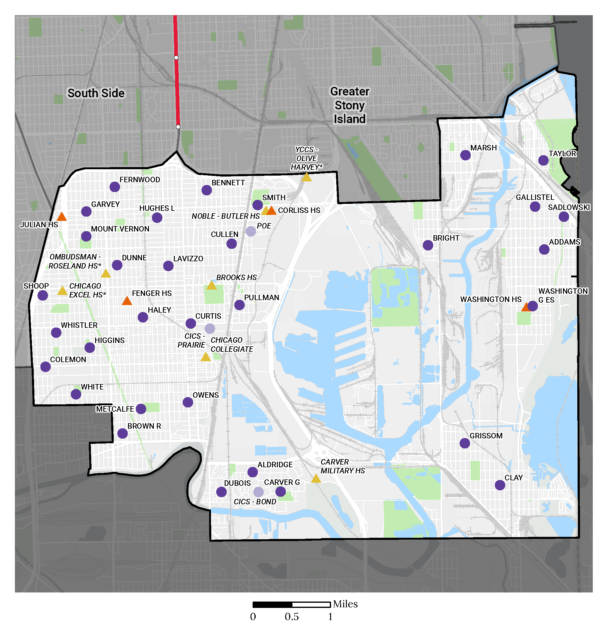 Region Map Greater Calumet