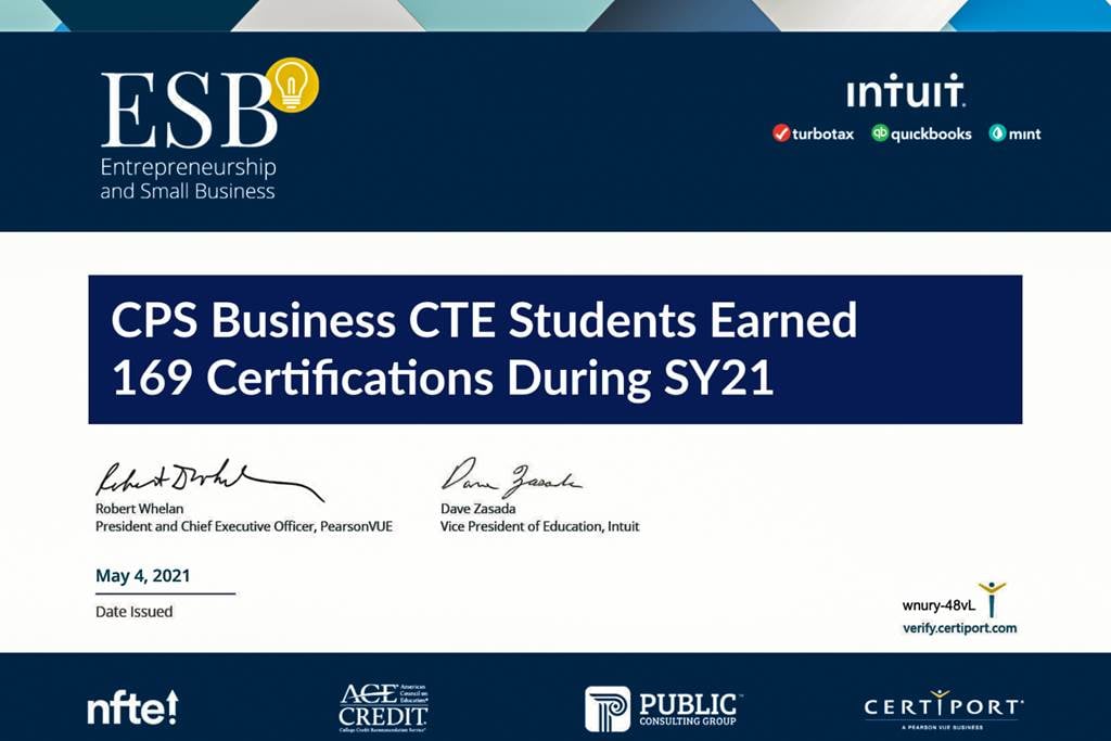 An ESB certificate