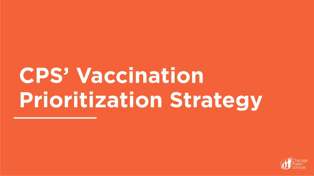 CPS Vaccination Prioritization Strategy