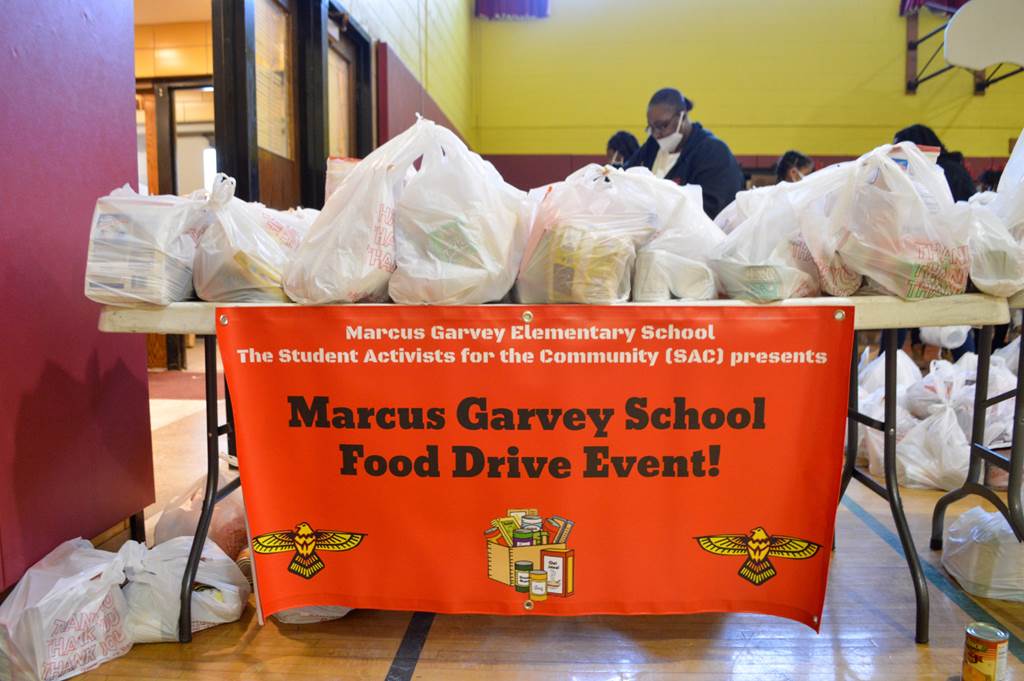 Garvey elementary food drive