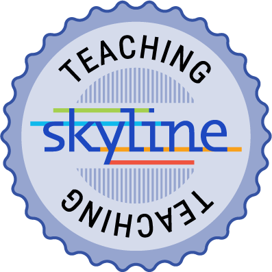 Teaching Skyline Badge